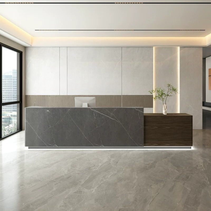 Office Furniture Company - Executive Luxury Reception Desks Unique Modern