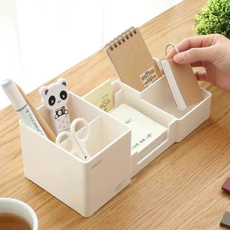 Office Supply Cart - Stationery Holder Desk Accessories Rubber Feet
