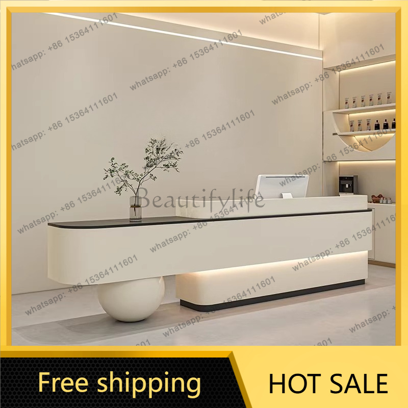 Office Furniture Company - LJY Company Beauty Reception Desks Luxury