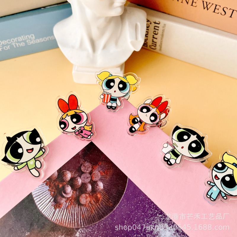 6PCS Kawaii The Powerpuffs Gir - Office Supply Cart review and price