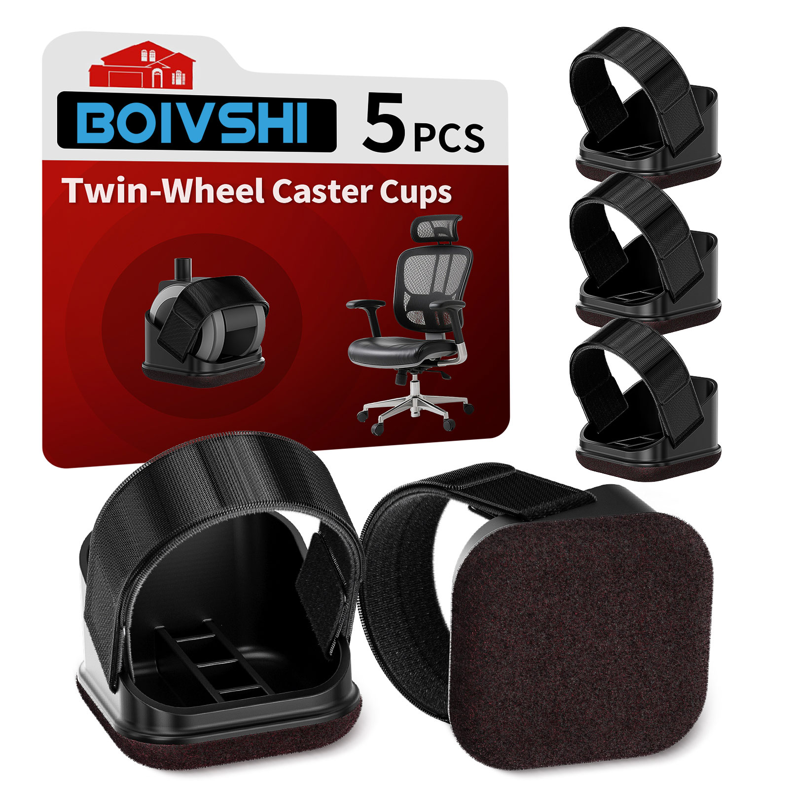 5PCS Chair Leg Protectors Offi - Office Furniture Heaven review and price
