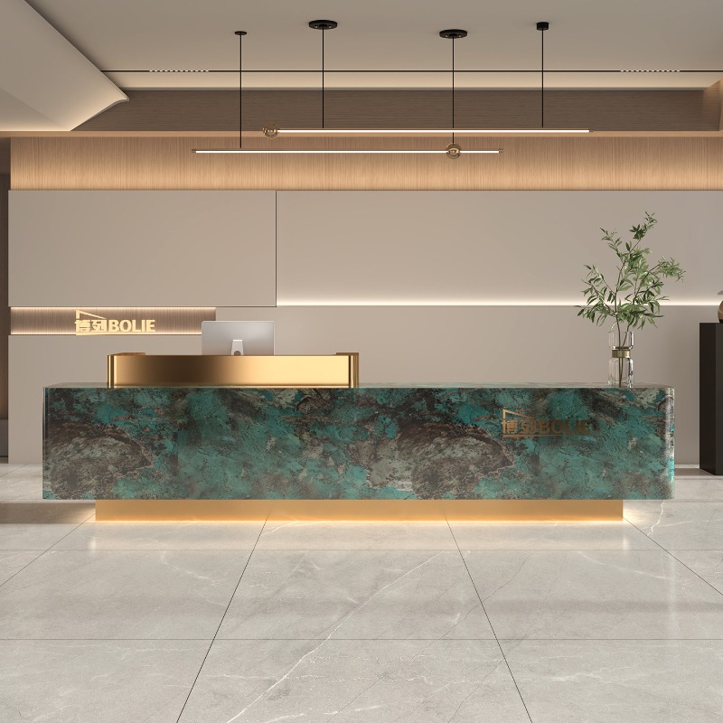 Long Display Reception Desks I - Office Furniture Company review and price