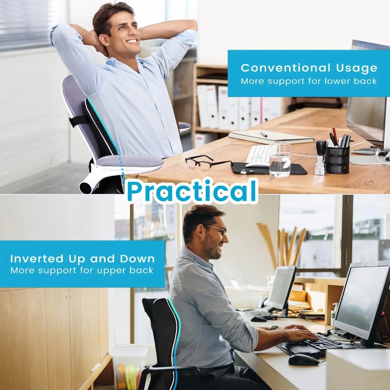 Memory Foam Lumbar Support Cus - Office Furniture Heaven review and price