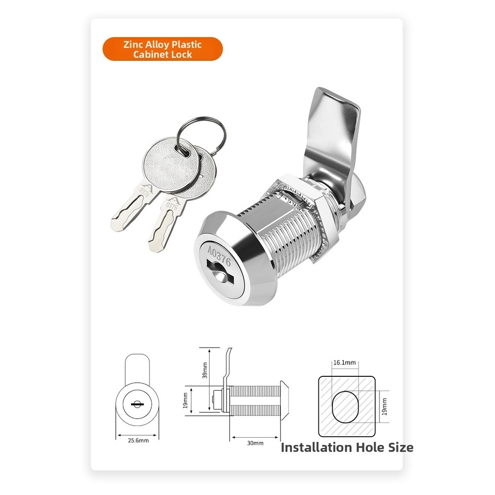 Cabinet Door Lock Made of Zinc - Locker Storage Metal review and price